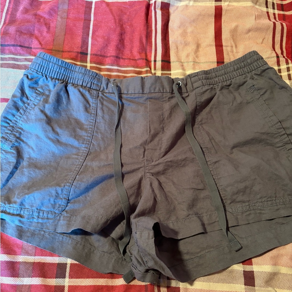 GAP green Women's linen Shorts